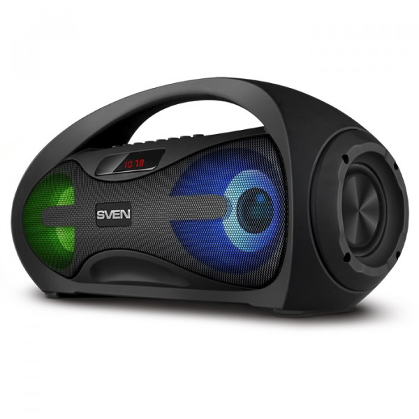 Колонка SVEN PS-425, черная (12 Вт, Bluetooth, FM, USB, microSD, LED-дисплей, 1500 мА*ч) Колонка SVEN PS-425, черная (12 Вт, Bluetooth, FM, USB, microSD, LED-дисплей, 1500 мА*ч)